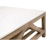 Spruce Square Coffee Table Reclaimed Pine White Quartz