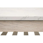 Spruce Square Coffee Table Reclaimed Pine White Quartz