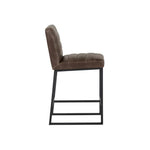 Spyros Leather Counter Stool