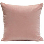 Square Accent Pillows Blush Pink Velvet