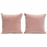 Diamond Sofa-Square Accent Pillows Blush Pink Velvet-Throw Pillows-LOOMLAN