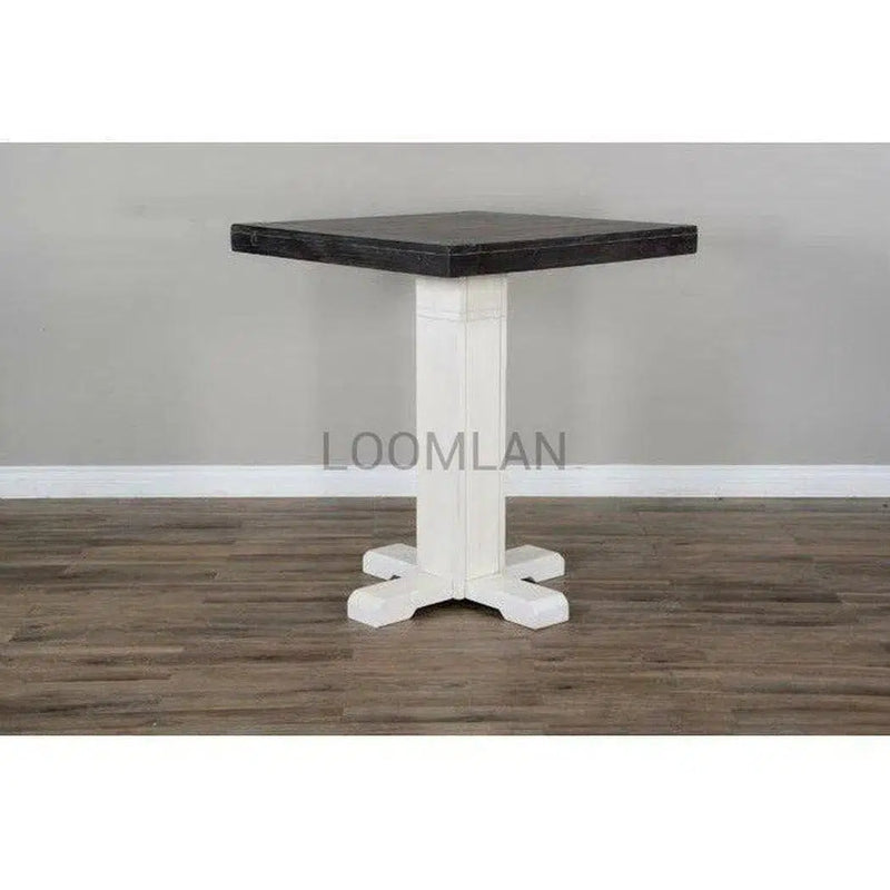 Square Adjustable Height Pub Table