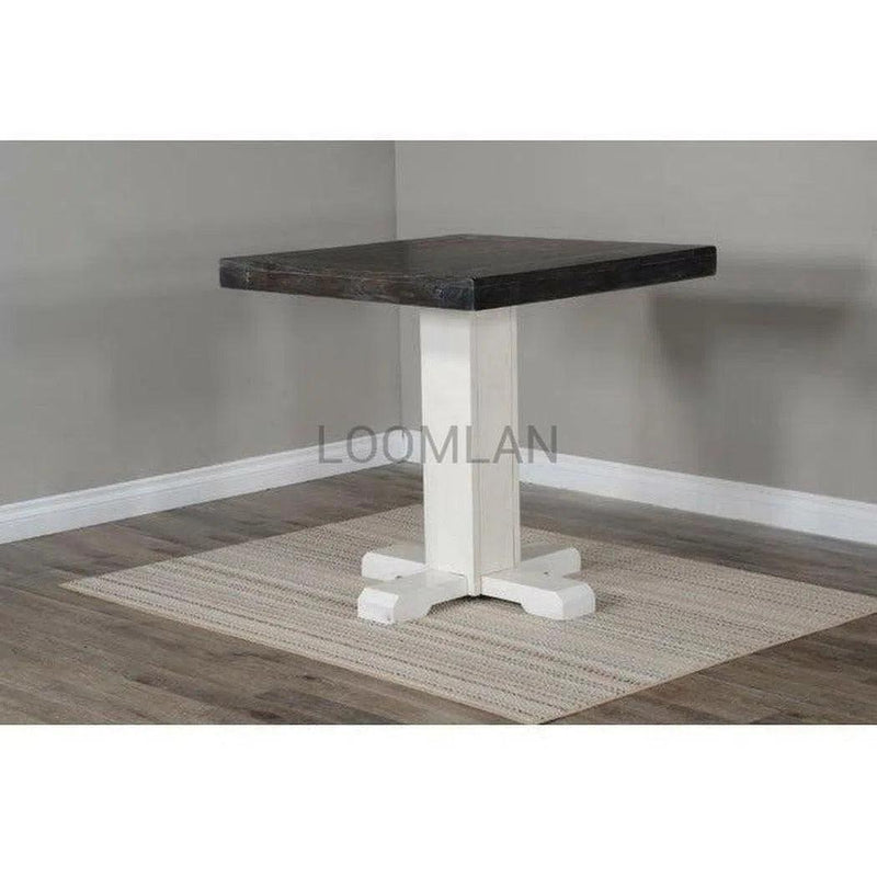 Square Adjustable Height Pub Table