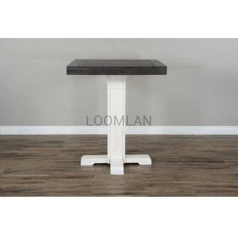 Square Adjustable Height Pub Table