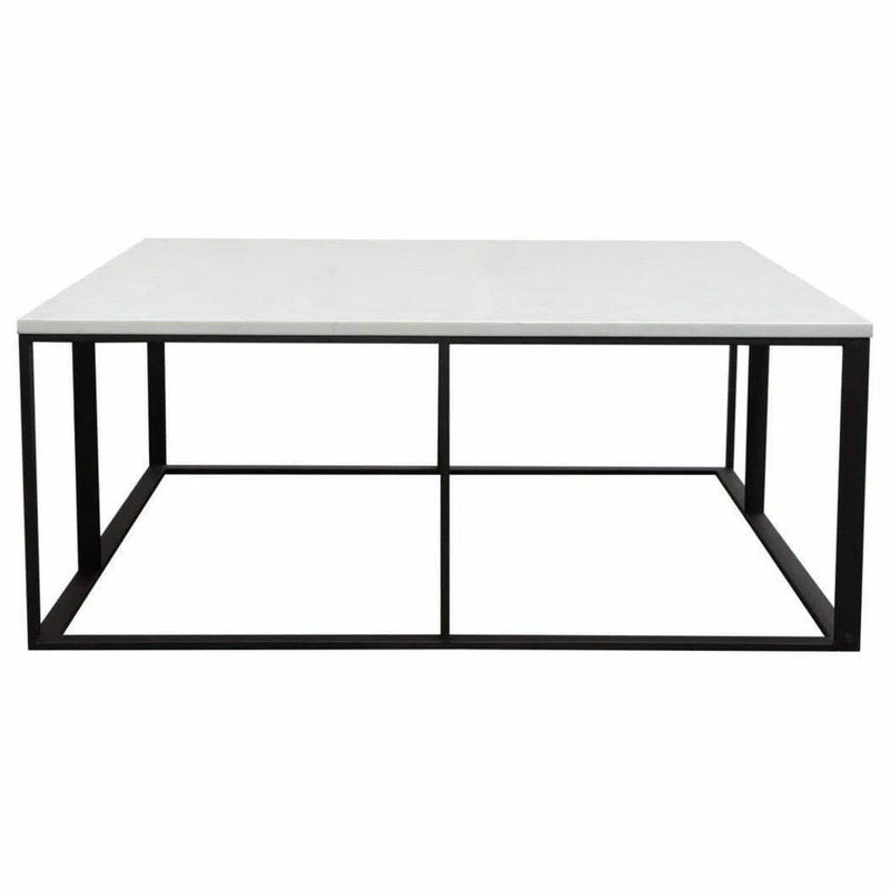 Square Cocktail Table Marble Top Coffee Tables Coffee Tables LOOMLAN By Diamond Sofa