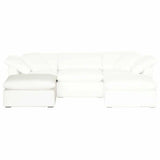 Square Sky Modular Ottoman LiveSmart Peyton-Pearl Espresso Modular Components LOOMLAN By Essentials For Living