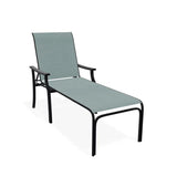 St. Catherine Lay-Flat Chaise with Marine Grade Polymer Arms