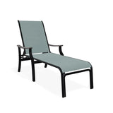 St. Catherine Sling Lay-Flat Chaise with Rustic Polymer Arms