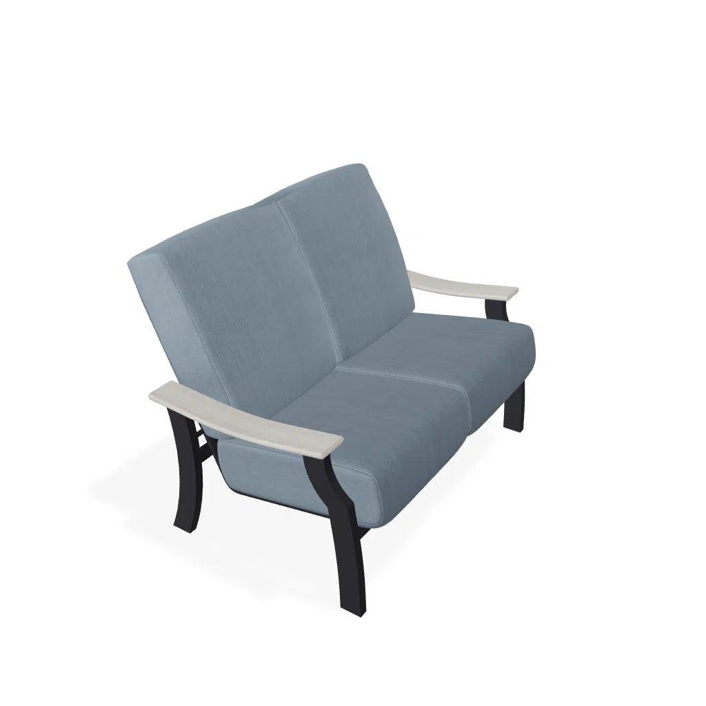 St. Catherine Cushion 2-Seat Loveseat Polymer Arm