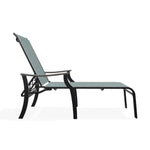 St. Catherine Sling Lay-Flat Chaise Polymer Arms