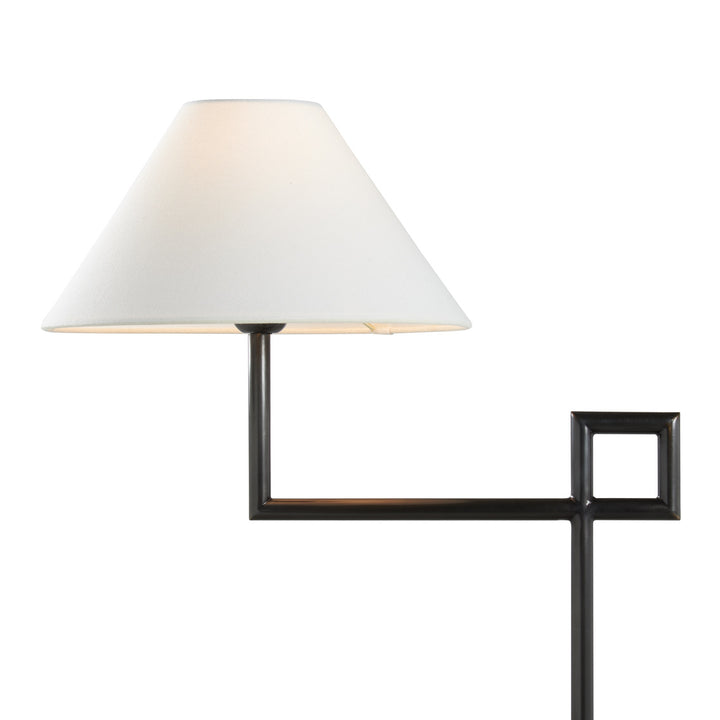 St. Dunstan Slim Profile Metal Floor Lamp-Floor Lamps-Chelsea House-LOOMLAN