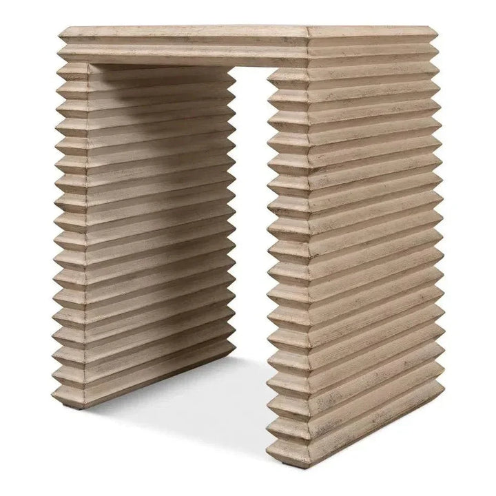 Stacked Side Table Stone Grey - LOOMLAN - Sarreid - Side Tables