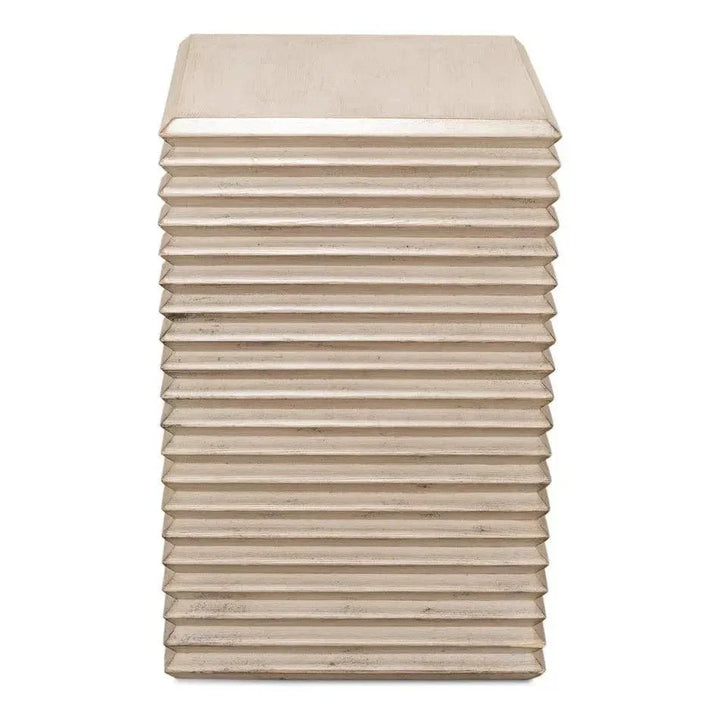 Stacked Side Table Stone Grey - LOOMLAN - Sarreid - Side Tables