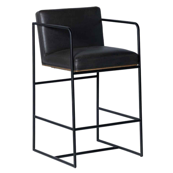 Stamford Leather Seat Counter Stool 2PC