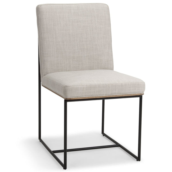 Stamford Linen Armless Dining Chair (Set of 2)