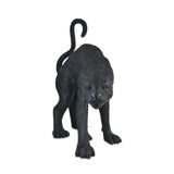 Currey & Co-Standing Black Panther Bronze Sculpture-Statues & Sculptures-LOOMLAN