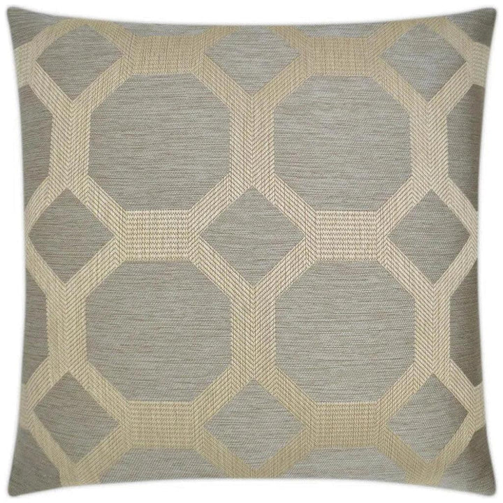 Statler Taupe Brown Throw Pillow With Insert - LOOMLAN - D.V. Kap - Throw Pillows