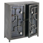 Steampunk Pipes & Gauges Slim Accent Cabinet