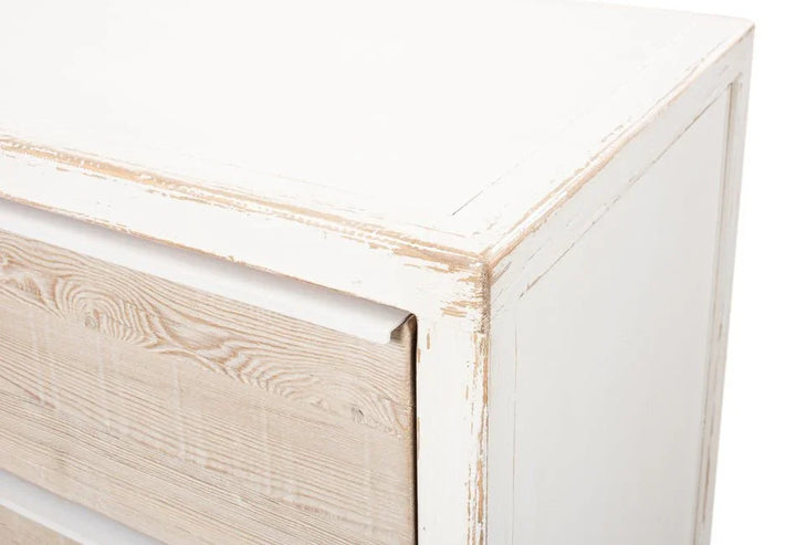 Stefano Four Drawer White Chest - LOOMLAN - Sarreid - Chests