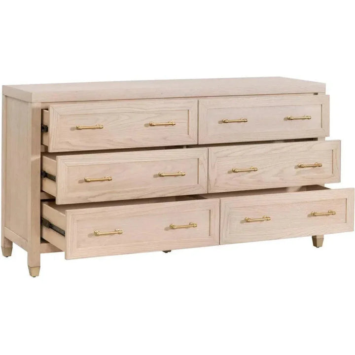 Stella 6 - Drawer Double Dresser - LOOMLAN - Essentials For Living - Dressers