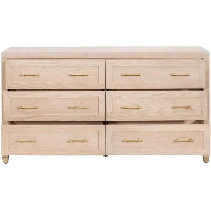 Stella 6 - Drawer Double Dresser - LOOMLAN - Essentials For Living - Dressers
