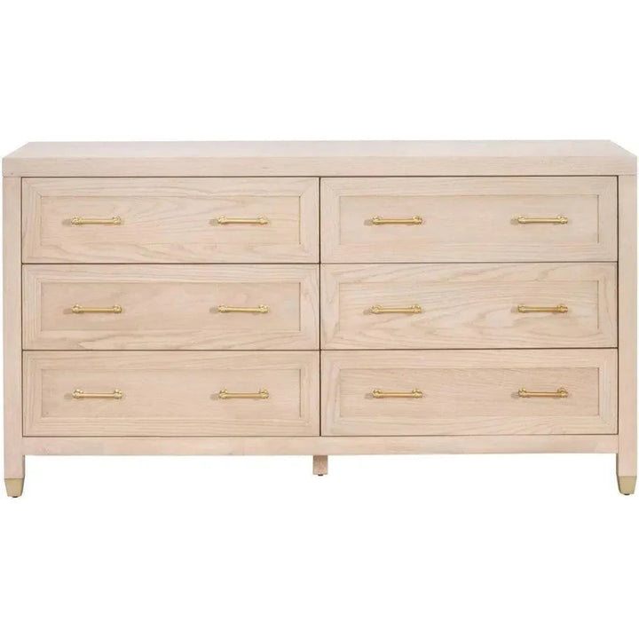 Stella 6 - Drawer Double Dresser - LOOMLAN - Essentials For Living - Dressers