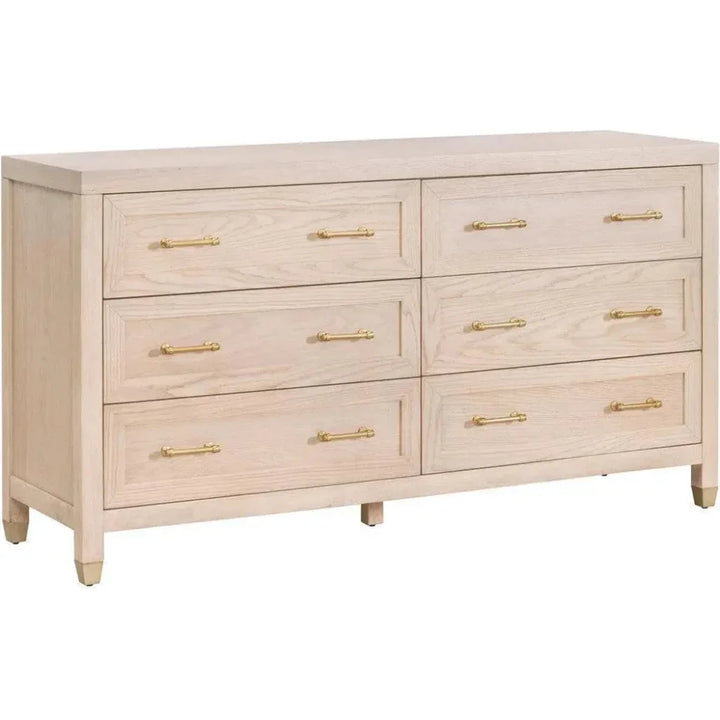 Stella 6 - Drawer Double Dresser - LOOMLAN - Essentials For Living - Dressers