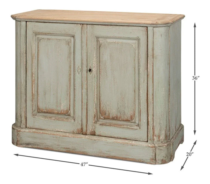 Stephano Two Door Wood Sideboard - LOOMLAN - Sarreid - Sideboards