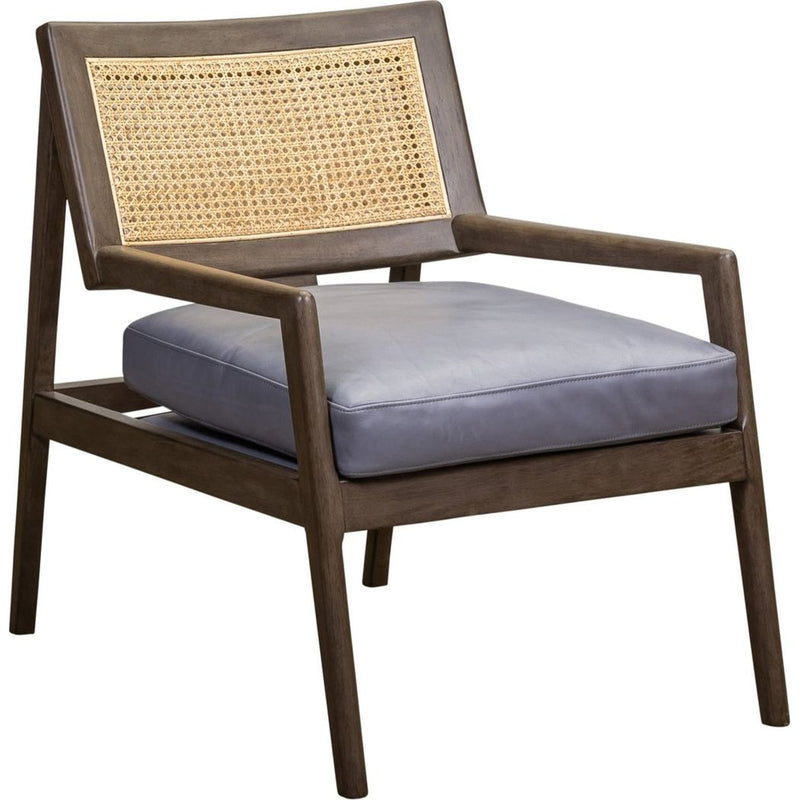 Sterling Cane Detailing Foam Cushion Chair-Accent Chairs-Olivia + Quinn-Anderson Pebble/Equestrian Gray-LOOMLAN