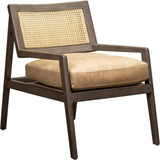 Sterling Cane Detailing Foam Cushion Chair-Accent Chairs-Olivia + Quinn-Collins Celadon/Equestrian Gray-LOOMLAN