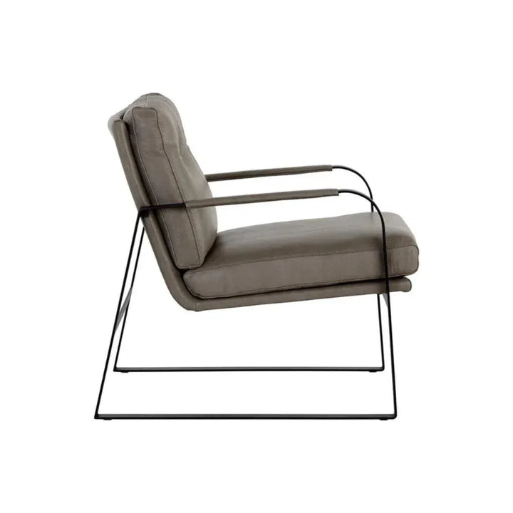 Sterling Leather Lounge Chair - LOOMLAN - SUNPAN - Accent Chairs