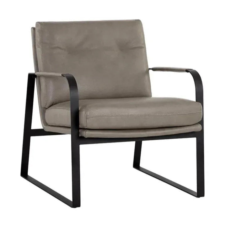 Sterling Leather Lounge Chair - LOOMLAN - SUNPAN - Accent Chairs