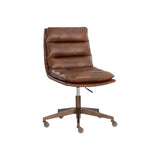 Stinson Leather Office Chair-Office Chairs-SUNPAN-Bravo Cognac-LOOMLAN