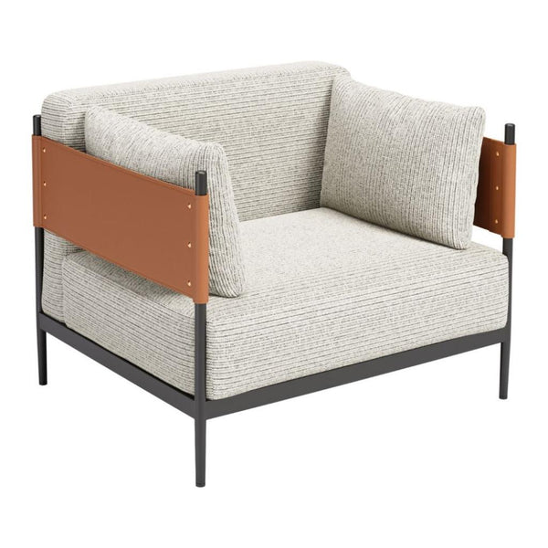 Stirbe Faux Leather Armchair