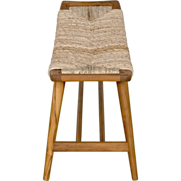 Stockholm Bench with Woven Seat - LOOMLAN - Noir - Bedroom Benches