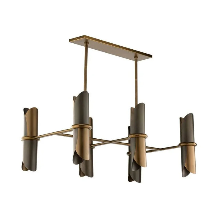 Stockman Dual Illumination Piece Chandelier - LOOMLAN - Wildwood - Chandeliers