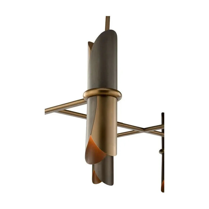 Stockman Dual Illumination Piece Chandelier - LOOMLAN - Wildwood - Chandeliers