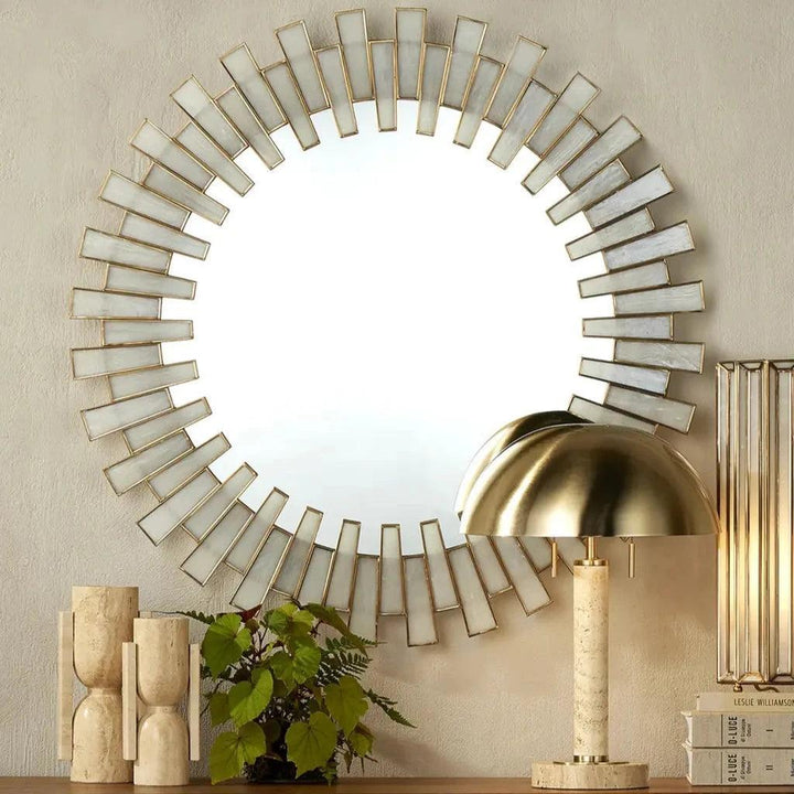 Stone Vase, Face to Face Set of 2 - LOOMLAN - Currey & Co - Vases & Jars