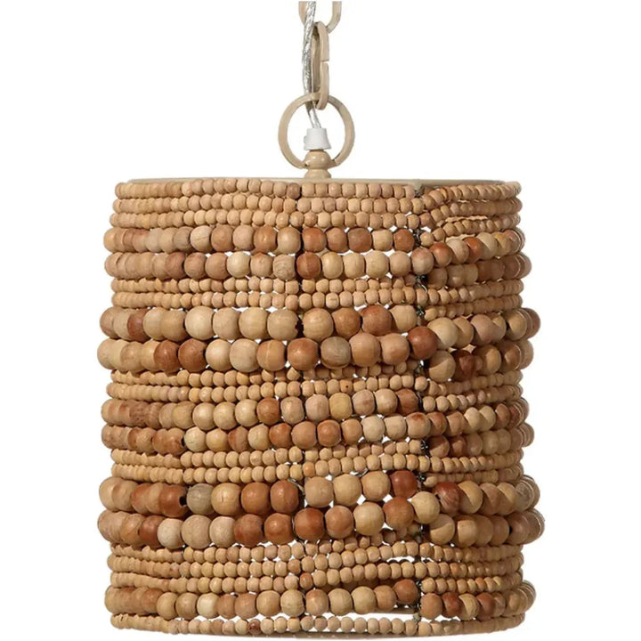 Strand Wood Beaded Pendant - LOOMLAN - Jamie Young - Pendants