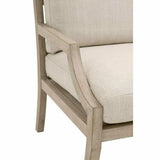 Stratton Club Chair Bisque Natural Gray Beech Club Chairs LOOMLAN By Essentials For Living