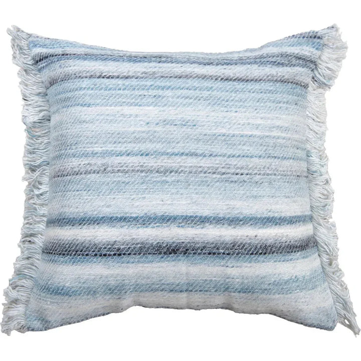 Striped Throw Pillows For Outdoors-Outdoor Pillows-LOOMLAN-Blue-LOOMLAN