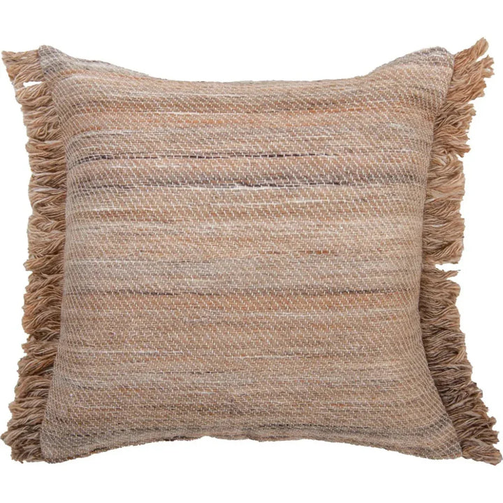 Striped Throw Pillows For Outdoors-Outdoor Pillows-LOOMLAN-Terracotta-LOOMLAN