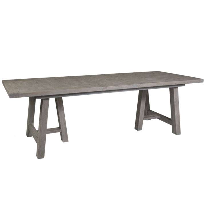 Studio 20 Extendable Grey Dining Table-Dining Tables-Palmetto Home-LOOMLAN