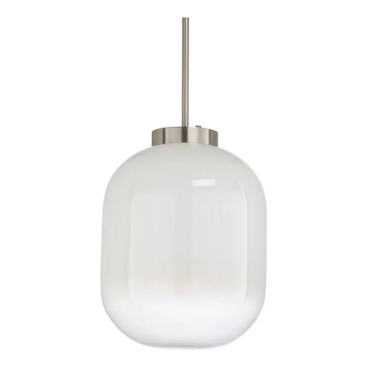 Subway Large Vintage Milk Glass Light Pendant - LOOMLAN - Wildwood - Pendants