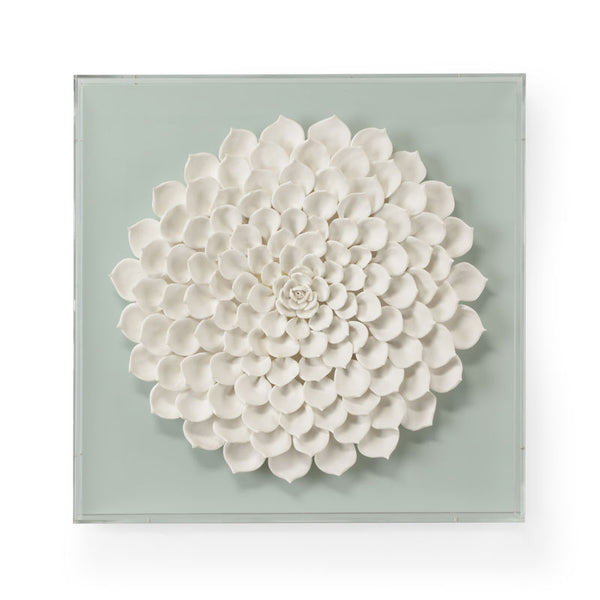 Succulent Sculpture Mounted Artwork-Artwork-Chelsea House-Sculpture B-LOOMLAN