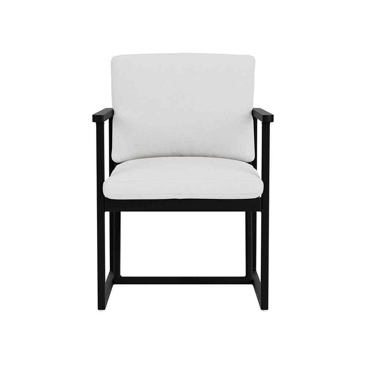 Summit Aluminum Frame Outdoor Dining Armchair-Outdoor Dining Chairs-Lloyd Flanders-LOOMLAN