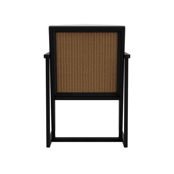 Summit Aluminum Frame Outdoor Dining Armchair-Outdoor Dining Chairs-Lloyd Flanders-LOOMLAN