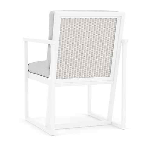 Summit Aluminum Frame Outdoor Dining Armchair-Outdoor Dining Chairs-Lloyd Flanders-LOOMLAN
