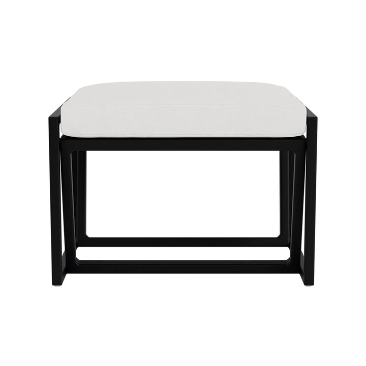 Summit Aluminum Frame Outdoor Ottoman-Outdoor Ottomans-Lloyd Flanders-LOOMLAN