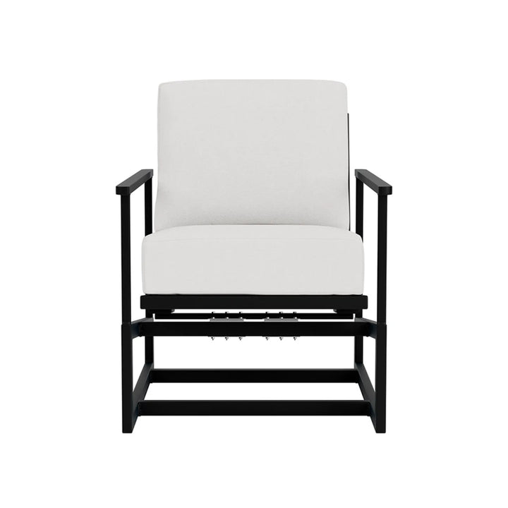 Summit Spring Aluminum Frame Outdoor Rocker-Outdoor Accent Chairs-Lloyd Flanders-LOOMLAN